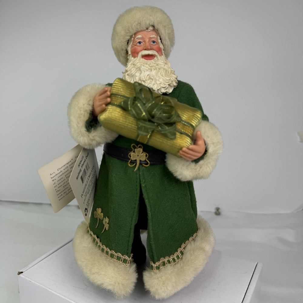 Possible Dreams Clothtique Irish Santa Nollaig Shona Duit Figurine 800659 2007